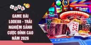 Game Bài LODE88 - Trải Nghiệm Sảnh Cược Đỉnh Cao Năm 2026