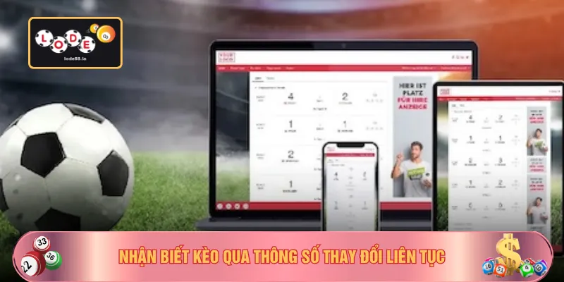 Nhận biết kèo qua thông số thay đổi liên tục