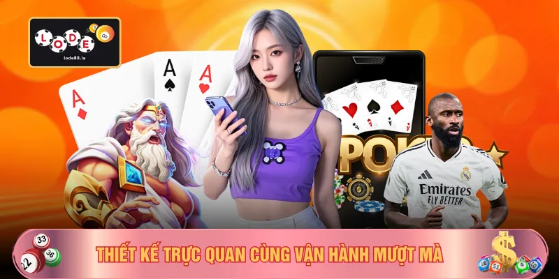 Thiết kế trực quan cùng vận hành mượt mà