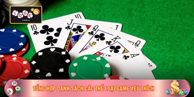 Tổng hợp danh sách các thể loại game yêu thích
